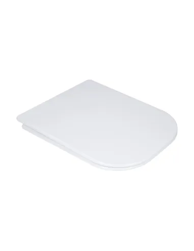 Унитаз компакт Q-Тap Presto Quadro QT24221215AW, безободковый, сиденье Soft-close