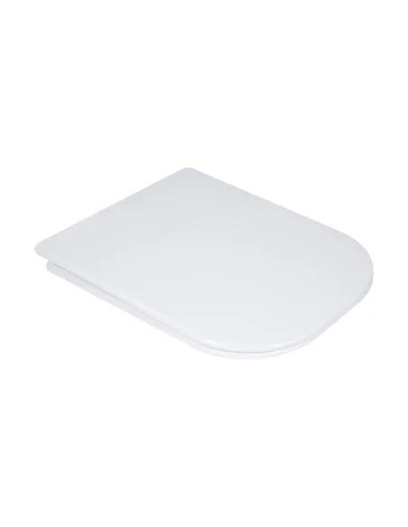 Унитаз компакт Q-Тap Presto Quadro QT24221215AW, безободковый, сиденье Soft-close