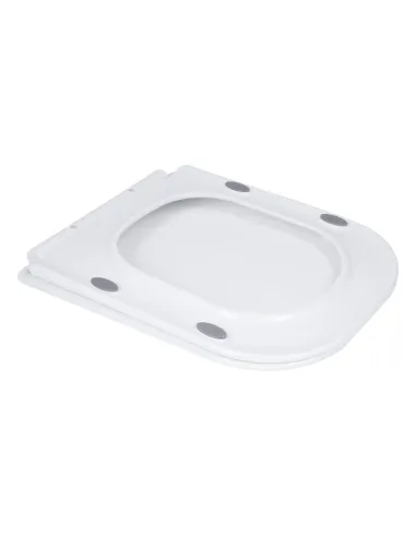 Унитаз компакт Q-Тap Presto Quadro QT24221215AW, безободковый, сиденье Soft-close