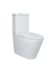 Унитаз компакт Q-Тap Swan Ultra QT16222182TW White, безободковый, сиденье Soft-close