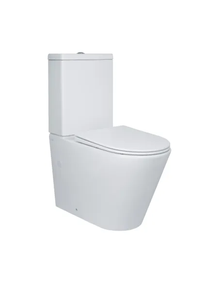 Унитаз компакт Q-Тap Swan Ultra QT16222182TW White, безободковый, сиденье Soft-close Унитаз компакт Q-Тap Swan Ultra QT16222182TW White, безободковый, сиденье Soft-close