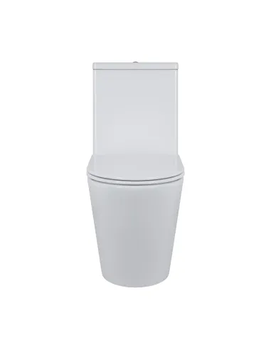 Унітаз компакт Q-Тap Swan Ultra QT16222182TW White, безободковий, сидіння Soft-close