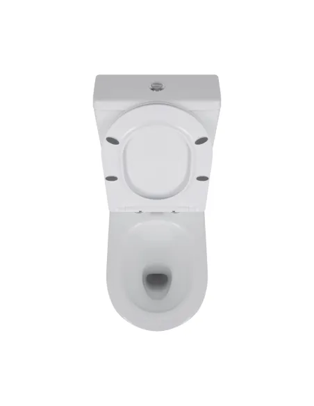 Унітаз компакт Q-Тap Swan Ultra QT16222182TW White, безободковий, сидіння Soft-close