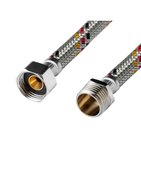 Шланг для підведення води Kroner KRP ВН 2 метри, 1/2 дюйми, нержавіюча сталь.