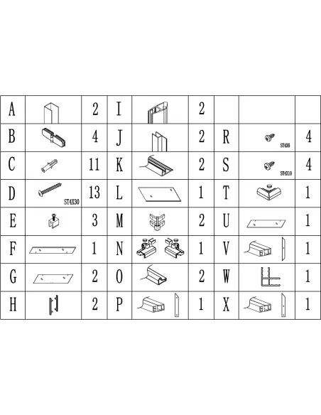Душевая кабина без поддона Bravo WDA N90TC, квадратная