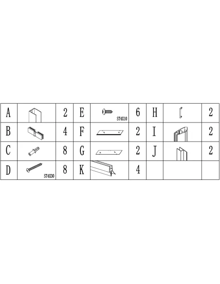 Душевая кабина без поддона Bravo PANEW N90TC, квадратная