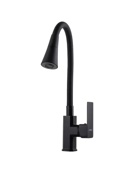 Змішувач для кухні Domino MALIBU DMM-203LM-BB-B01, з гнучким виливом