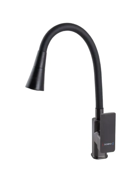 Змішувач для кухні Domino MALIBU DMM-203LM-GP-B01, з гнучким виливом
