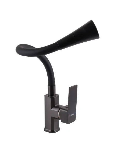 Змішувач для кухні Domino MALIBU DMM-203LM-GP-B01, з гнучким виливом