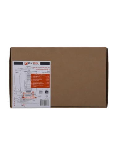 Ремкомплект бачка унітазу Kkpol тип K, АКС/521(350/K/006-00-K0)