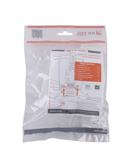 Ремкомплект бачка унітазу Kkpol тип U, АКС/522(350/K/004-00-T0) Ремкомплект бачка унітазу Kkpol тип U, АКС/522(350/K/004-00-T0)