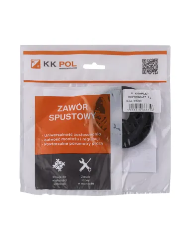 Ремкомплект бачка унитаза Kkpol тип ZS, АКС/523 (KPL/523)