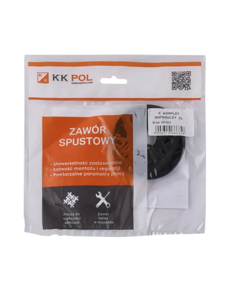 Ремкомплект бачка унітазу Kkpol тип ZS, АКС/523 (KPL/523)