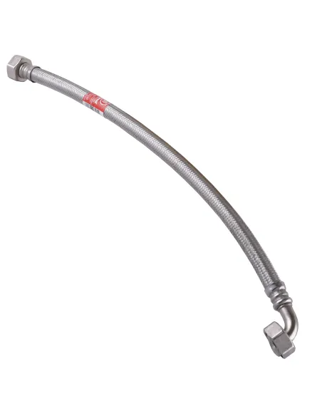 Шланг для підведення води Tucai SUPER TAQ SUPER CODO HG-3434-600 ВВ 0.6 метра, 3/4 дюйми, нержавіюча сталь