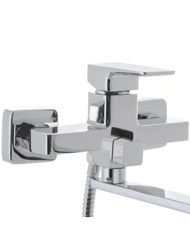 Змішувач для ванни Mixxus Premium Kvadro 006 MI5807 з душовим набором