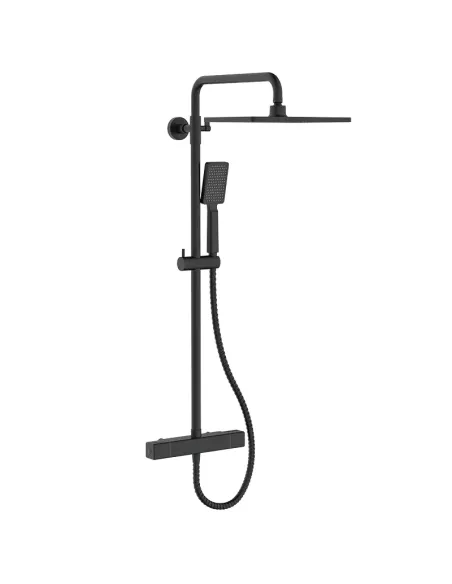 Душевая система Koer KB-53011-05, с термостатом, черный Душевая система Koer KB-53011-05, с термостатом, черный