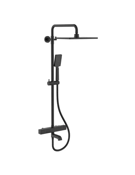 Душевая система Koer KB-57011-05, с термостатом, черный Душевая система Koer KB-57011-05, с термостатом, черный