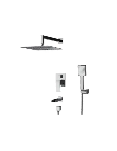 Душевая система Koer KB-68007-01, скрытого монтажа, со смесителем водопад Душевая система Koer KB-68007-01, скрытого монтажа, со смесителем водопад