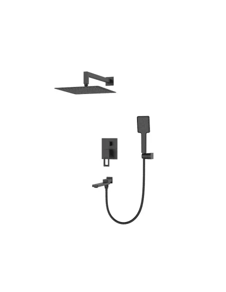 Душевая система Koer KB-66009-05, скрытого монтажа, черный Душевая система Koer KB-66009-05, скрытого монтажа, черный