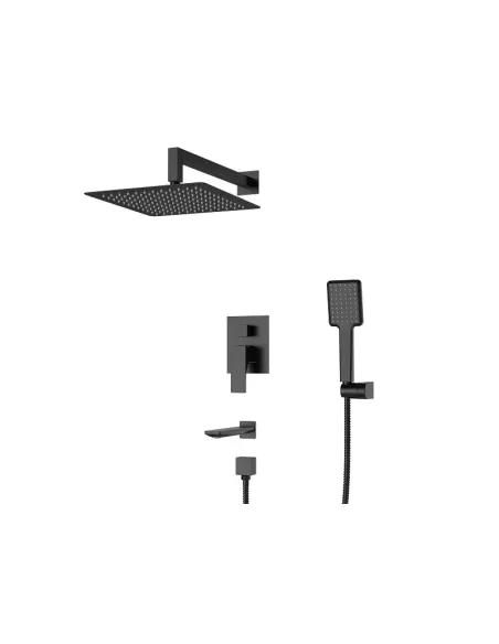 Душова система Koer KB-64010-05, прихованого монтажу, чорний Душова система Koer KB-64010-05, прихованого монтажу, чорний