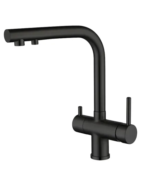 Змішувач для кухні Koer KB-72001-05 із підключенням до фільтру, чорний