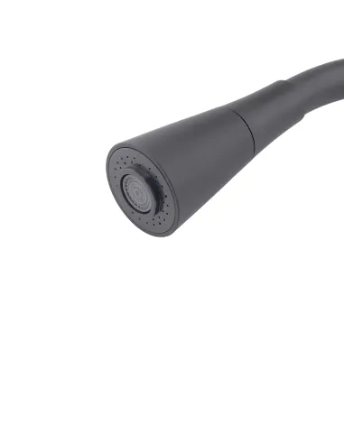 Излив гибкий для смесителя Kroner KRP - C803GRA, серый с душевой насадкой