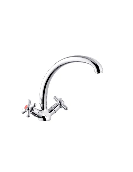 Змішувач для кухні Kroner KRP Royce - C032, двовентильний