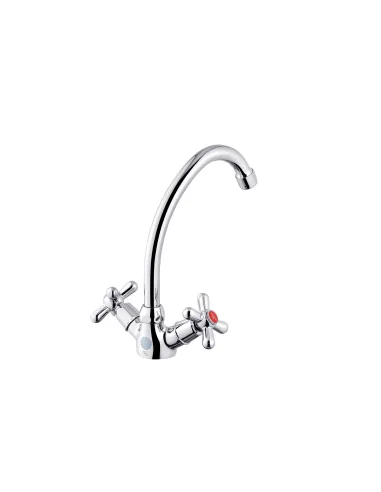 Змішувач для кухні Kroner KRP Royce - C030, двовентильний