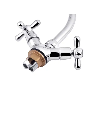 Смеситель для кухни Kroner KRP Royce - C030, двухвентильный