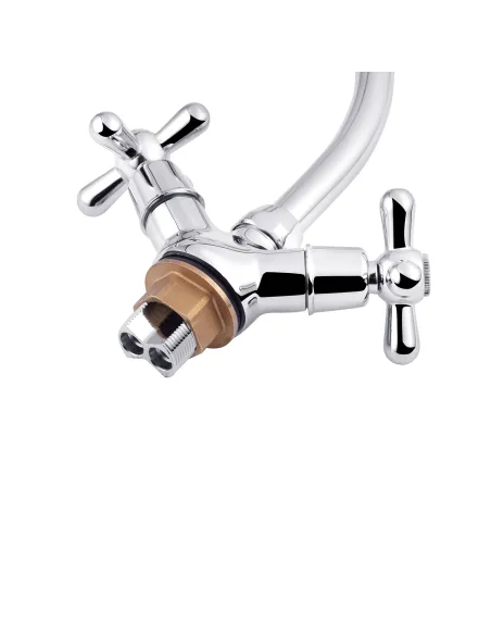 Смеситель для кухни Kroner KRP Royce - C030, двухвентильный