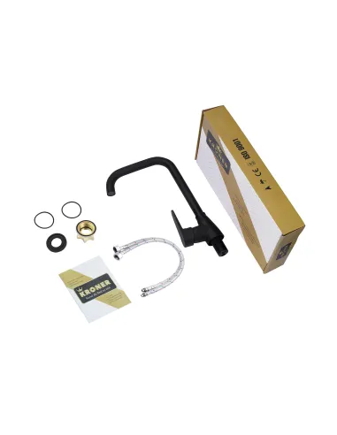 Смеситель для кухни Kroner KRM Elbe - SCH030, черный