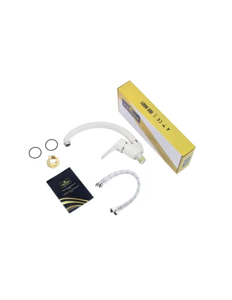 Смеситель для кухни Kroner KRM Odra - S035, бежевый