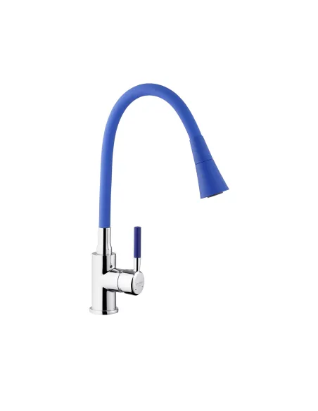Змішувач для кухні Kroner KRM Kuche - C132BLE, з гнучким виливом