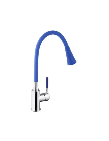 Смеситель для кухни Kroner KRM Kuche - C132BLE, с гибким изливом