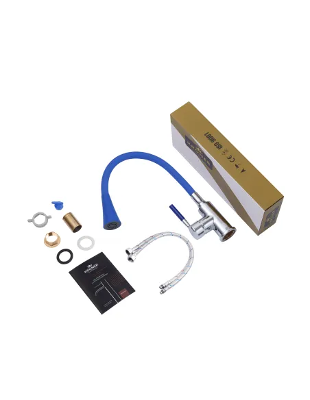 Змішувач для кухні Kroner KRM Kuche - C132BLE, з гнучким виливом