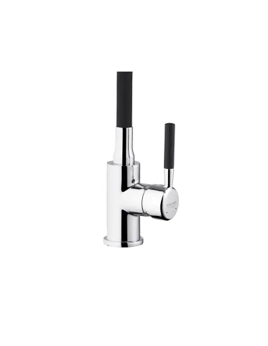 Смеситель для кухни Kroner KRM Kuche - C132BLK, с гибким изливом