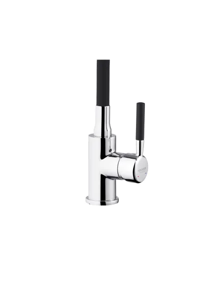 Смеситель для кухни Kroner KRM Kuche - C132BLK, с гибким изливом