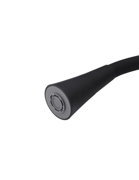 Змішувач для кухні Kroner KRM Kuche - C132BLK, з гнучким виливом