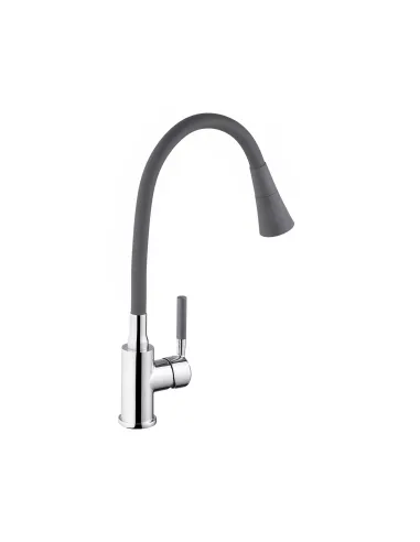 Змішувач для кухні Kroner KRM Kuche - C132GRA, з гнучким виливом