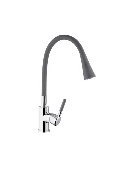 Змішувач для кухні Kroner KRM Kuche - C132GRA, з гнучким виливом