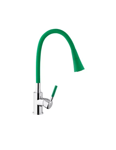Змішувач для кухні Kroner KRM Kuche - C132GRN, з гнучким виливом