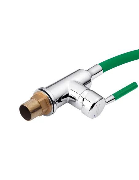 Смеситель для кухни Kroner KRM Kuche - C132GRN, с гибким изливом