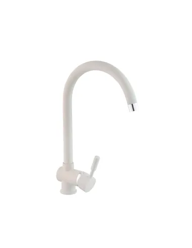 Смеситель для кухни Kroner KRM Mosel - S035, белый