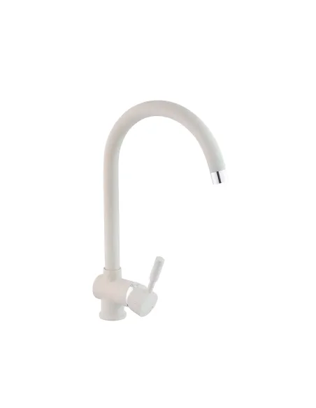 Смеситель для кухни Kroner KRM Mosel - S035, белый