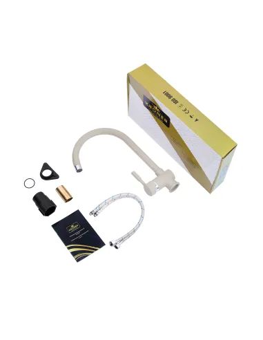 Змішувач для кухні Kroner KRM Mosel - S035, білий