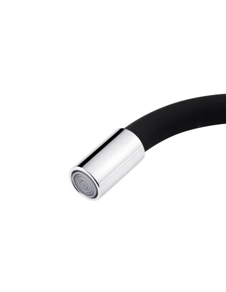 Змішувач для кухні Kroner KRM Odra - C032BLK, з гнучким виливом Змішувач для кухні Kroner KRM Odra - C032BLK, з гнучким виливом