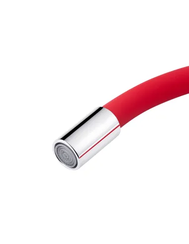 Змішувач для кухні Kroner KRM Odra - C032RED, з гнучким виливом