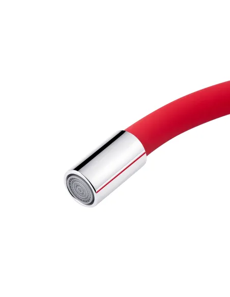 Смеситель для кухни Kroner KRM Odra - C032RED, с гибким изливом