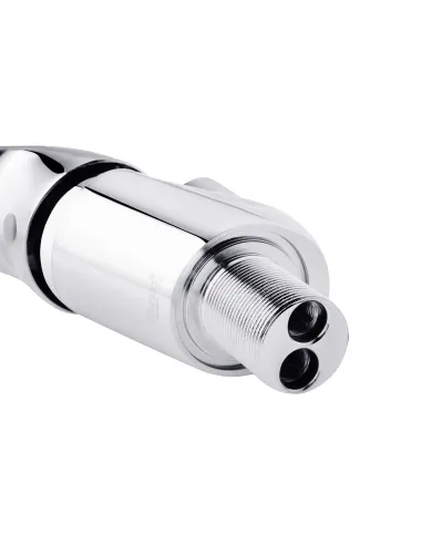 Змішувач для кухні Kroner KRM Odra - C032WHI, з гнучким виливом