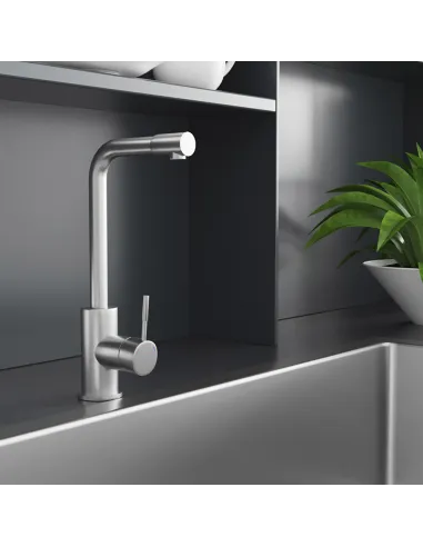 Змішувач для кухні Kroner KRP Edelstahl Klassisch - ESG034